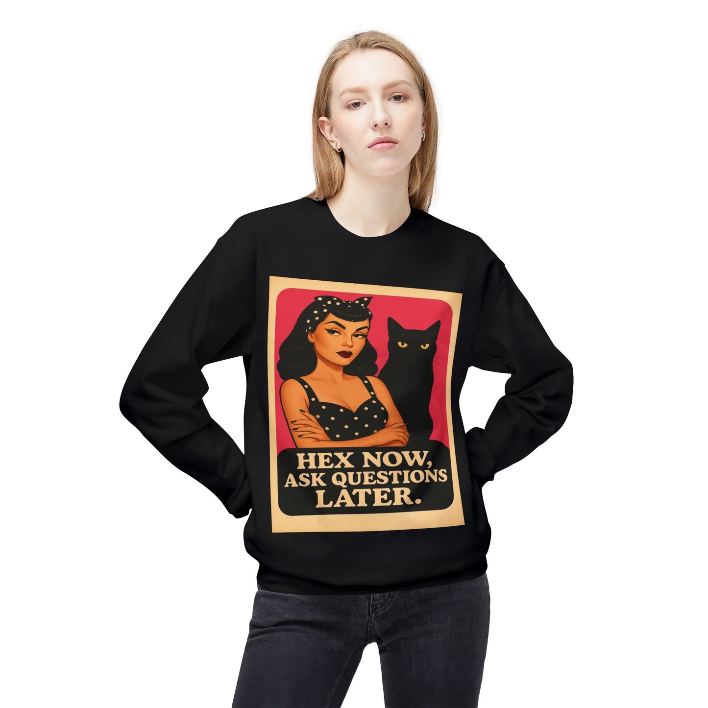 Hex Now Ask Questions Later Crewneck