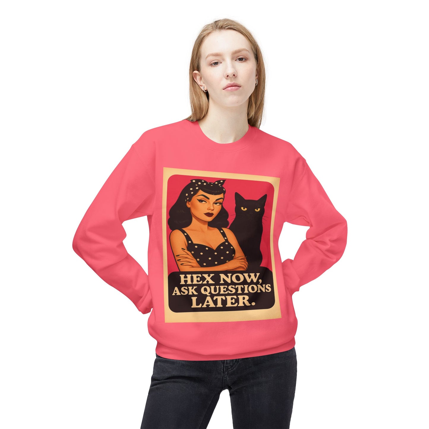 Hex Now Ask Questions Later Crewneck