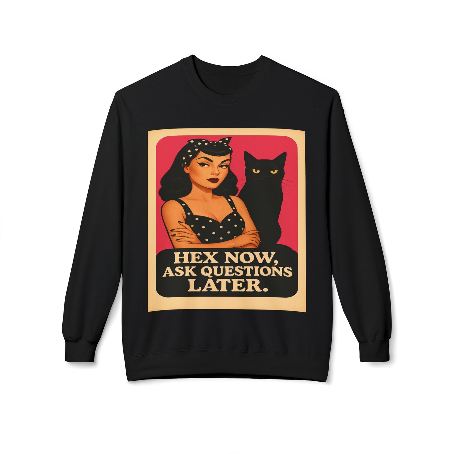 Hex Now Ask Questions Later Crewneck