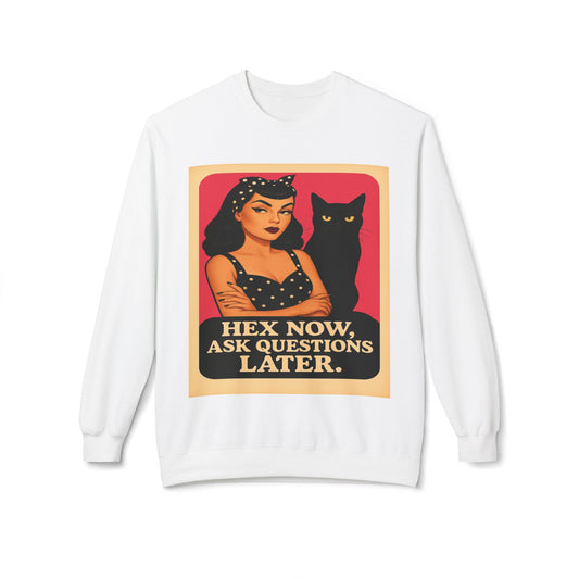 Hex Now Ask Questions Later Crewneck