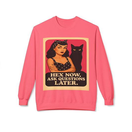 Hex Now Ask Questions Later Crewneck