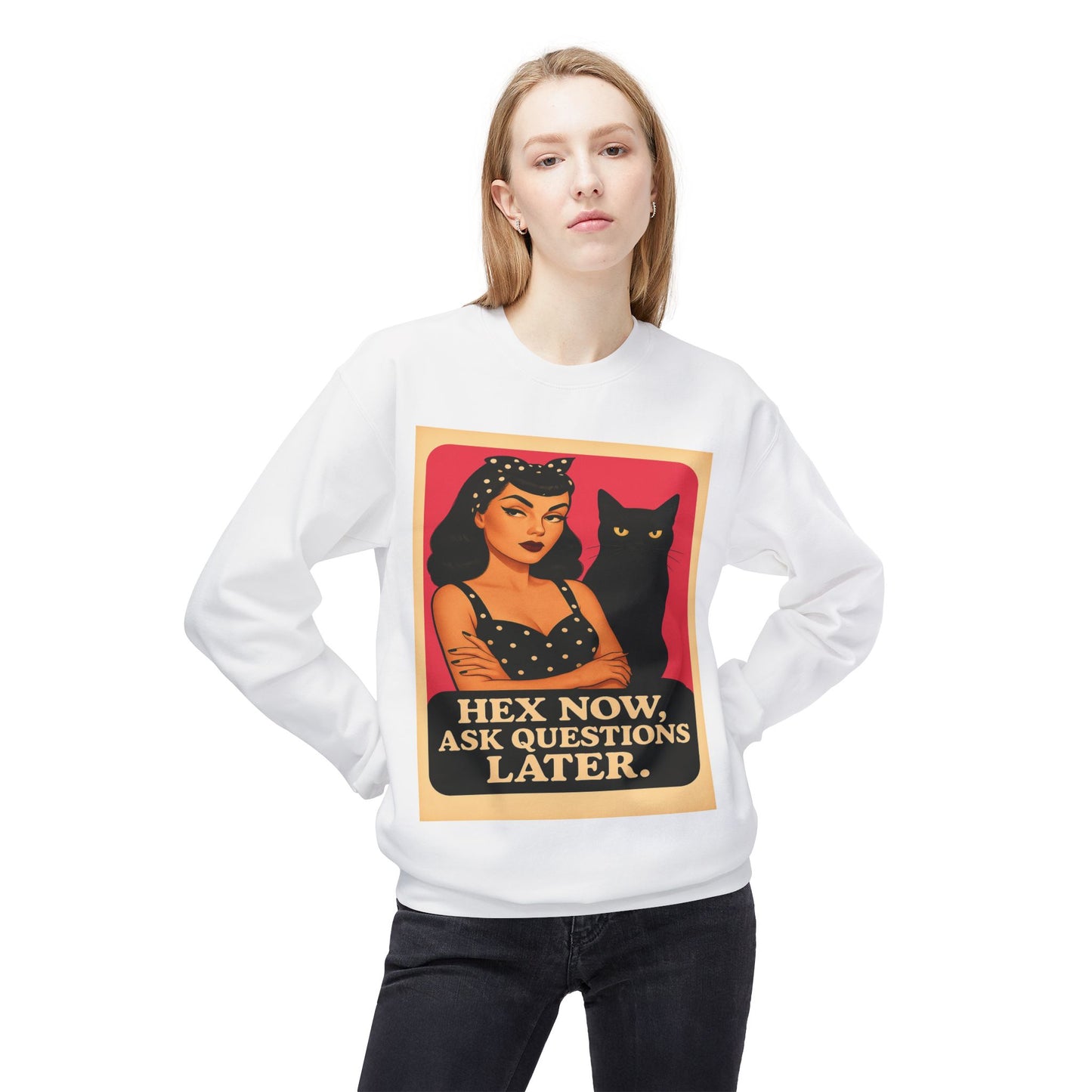 Hex Now Ask Questions Later Crewneck